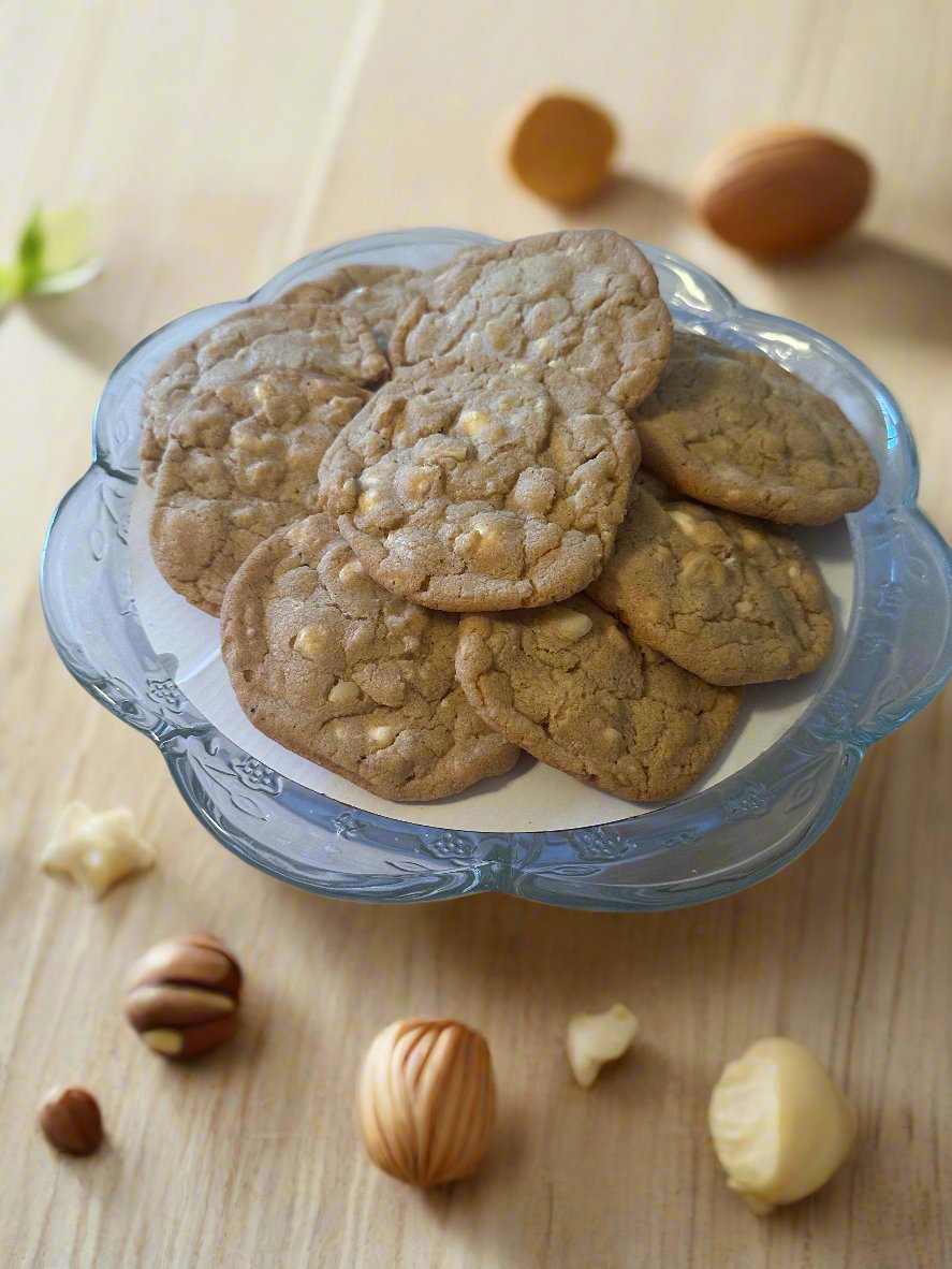 Brown Butter White Chocolate Macadamia Nut Cookies